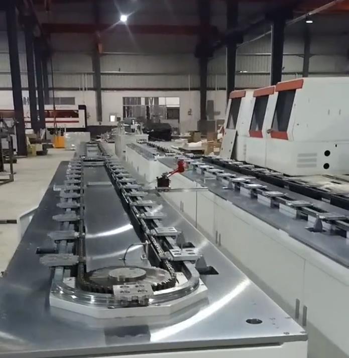 环形导轨流水线