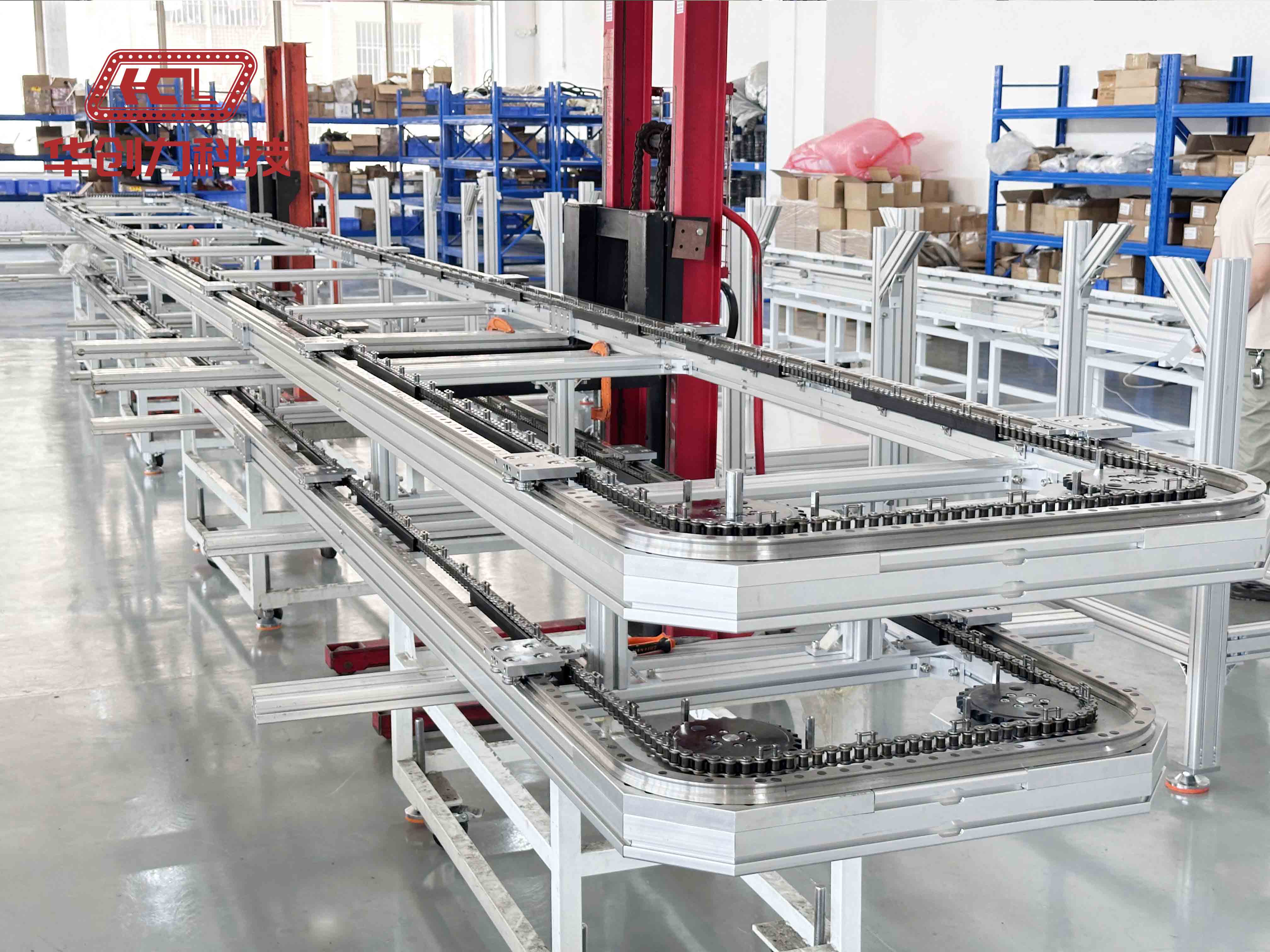 双层环形导轨模组