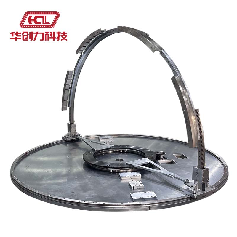 非标圆弧导轨环形齿条输送线